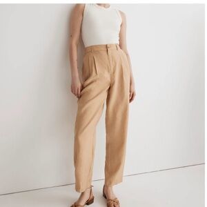 Madewell NWT The Tailored Taper Pant in Softdrape Sz 0